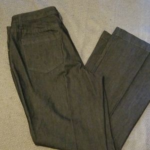 a.n.a pinstripe trouser jean size